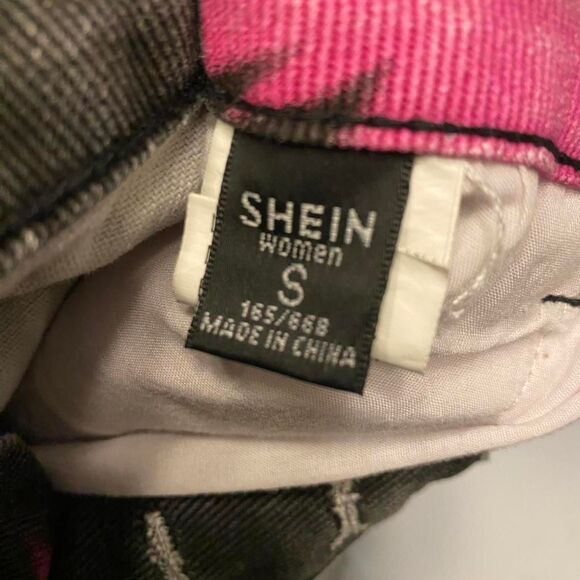 Shein Pink Tie Dye Jeans - Picture 6 of 6